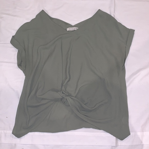 Olive and oak size L top - Picture 2 of 2